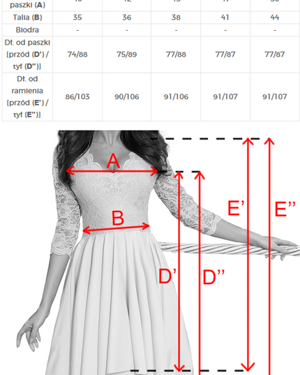 14170-7-210-2 NICOLLE - Kleid mit längerem Rücken mit Spitzenausschnitt - dunkelblau-7