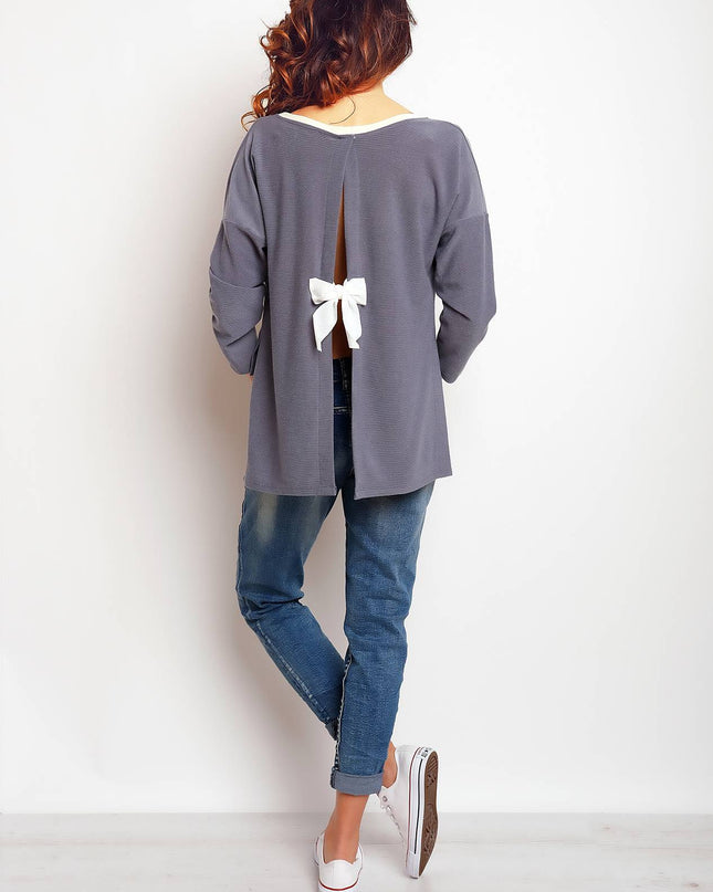920-GRAY-SM-3-Blouse M087-3