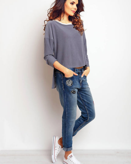 920-GRAY-SM-2-Blouse M087-2