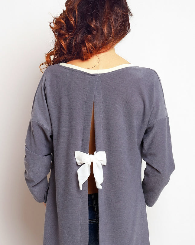 920-GRAY-LXL-5-Blouse M087-5