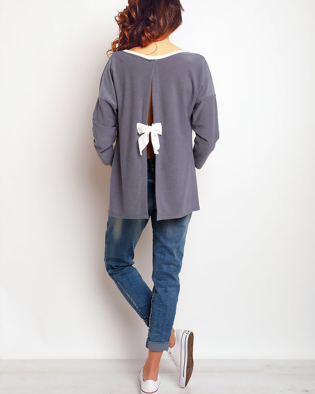 920-GRAY-SM-8-Blouse M087-8