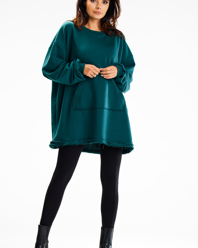 14794-BOTTLE-GREEN-ONE-SIZE-5-Hoodie M335-5