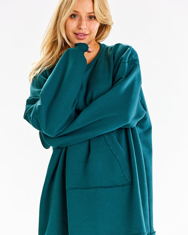 14794-BOTTLE-GREEN-ONE-SIZE-2-Hoodie M335-2