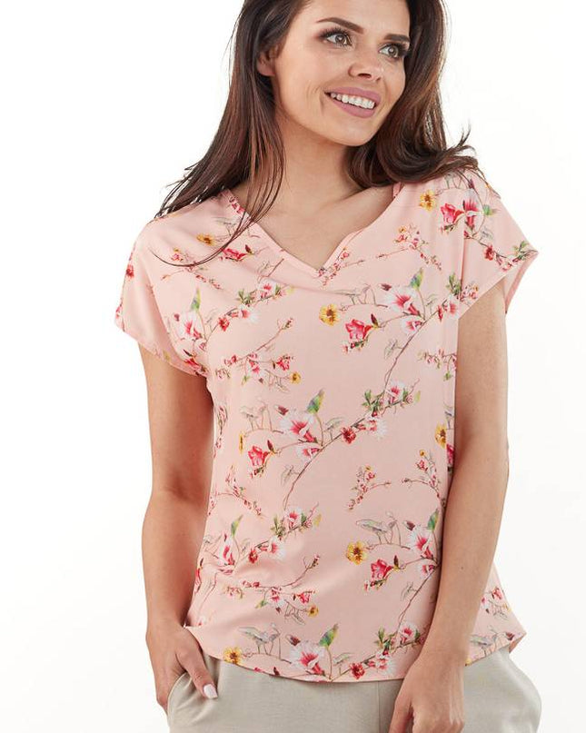 462-PINK-XL-5-Blouse M173-5