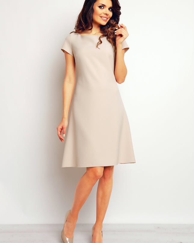 376-BEIGE-XL-10-Dress M086-10
