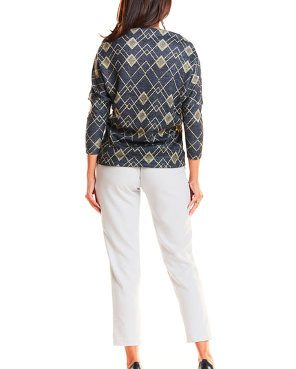 482-GOLDEN-RHOMBUSES-SM-10-Blouse M187-10