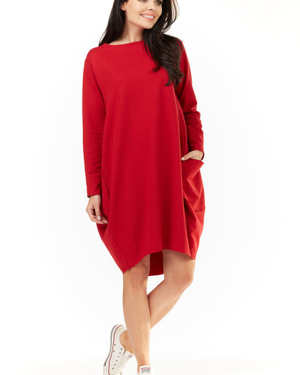 444-RED-LXL-2-Dress M154-2