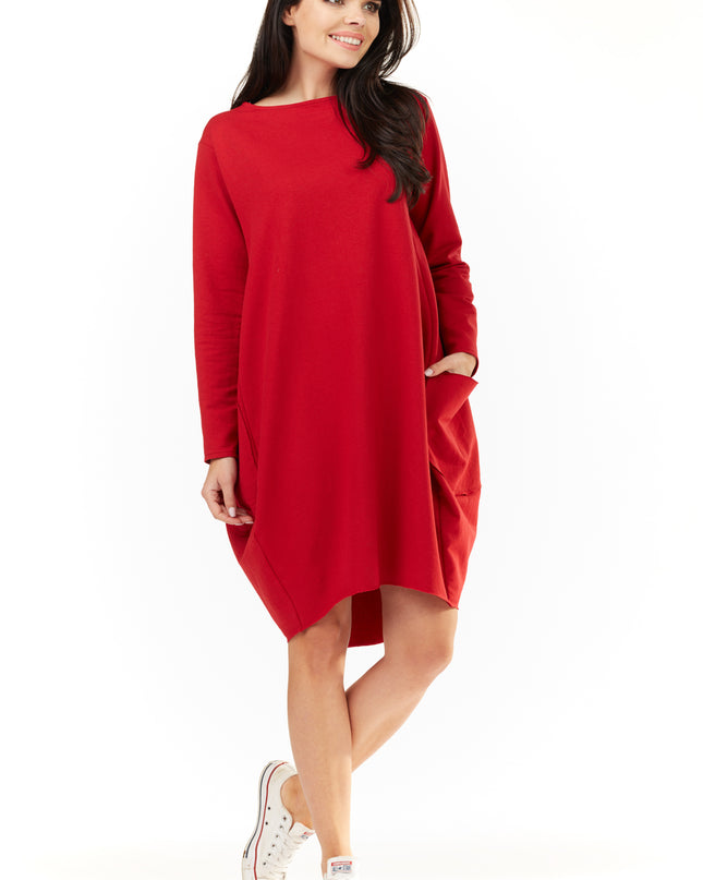 444-RED-LXL-2-Dress M154-2