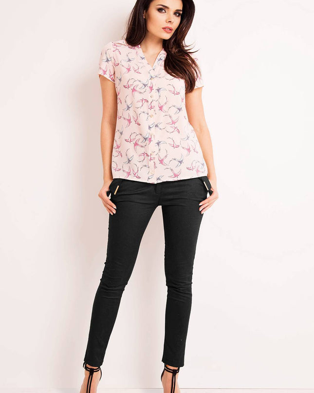 417-PINK-BIRDS-S-2-Shirt M127-2