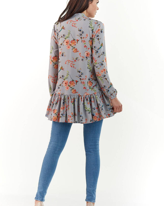 458-GRAY-SM-4-Blouse M165-4