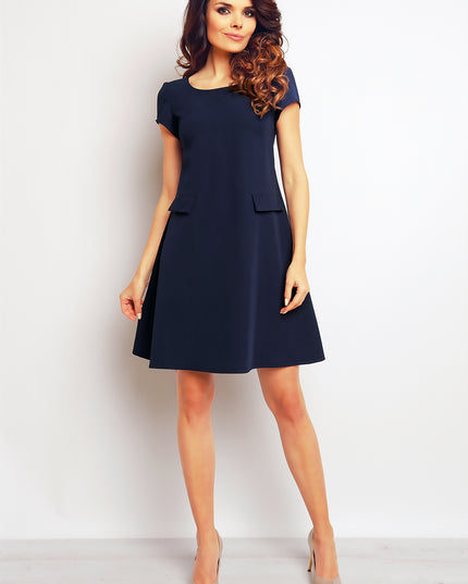 372-NAVY-L-1-Dress M081-1