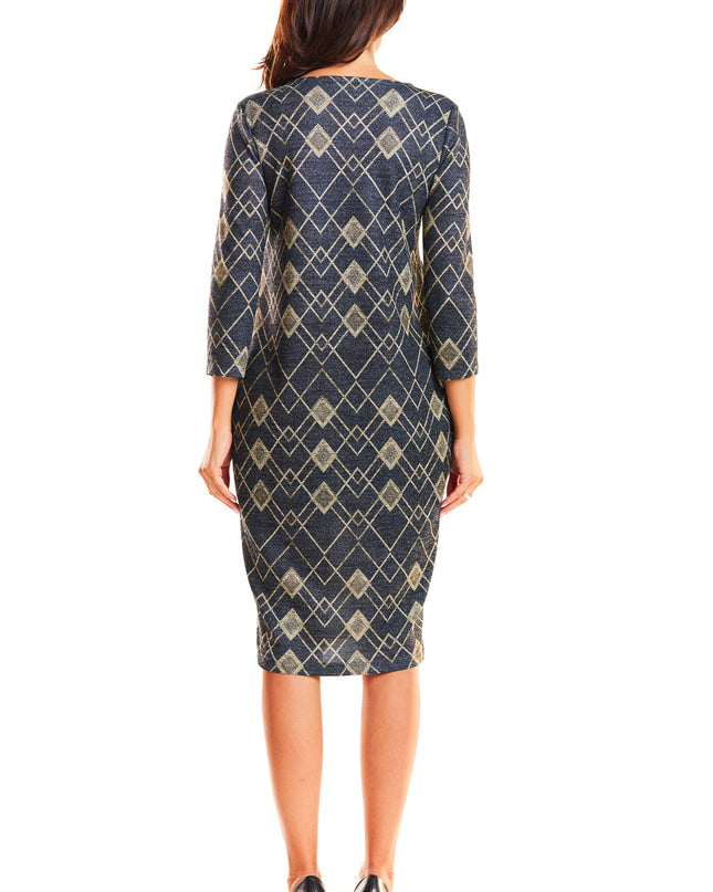483-GOLDEN-RHOMBUSES-SM-10-Dress M189-10