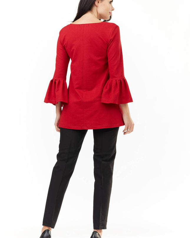 445-RED-SM-4-Blouse M156-4