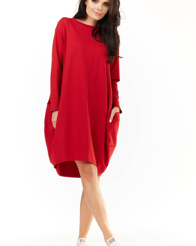 444-RED-SM-1-Dress M154-1