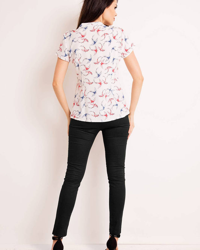 417-ECRU-BIRDS-S-4-Shirt M127-4
