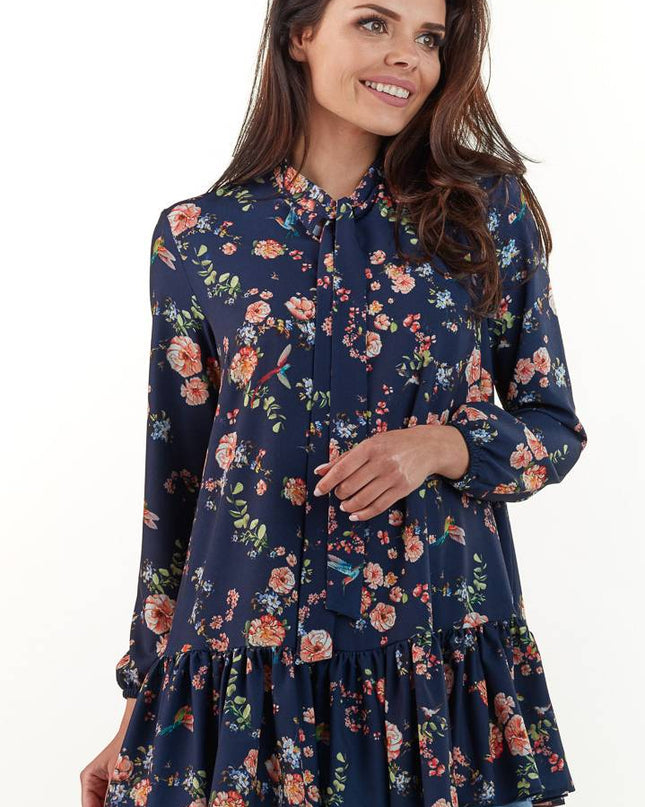 458-NAVY-SM-2-Blouse M165-2