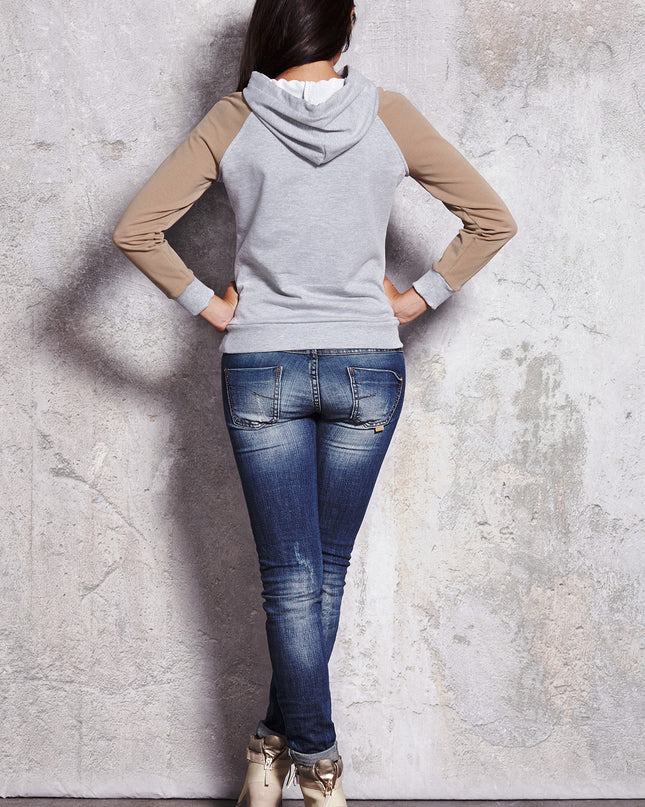 349-BEIGE-XL-1-Hoodie M029-1