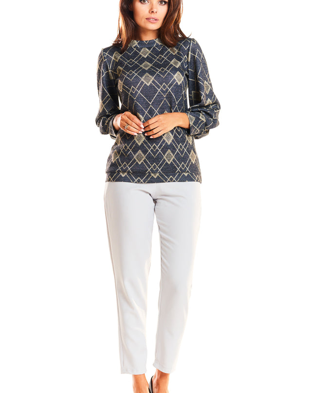 470-GOLDEN-RHOMBUSES-XL-8-Blouse M180-8