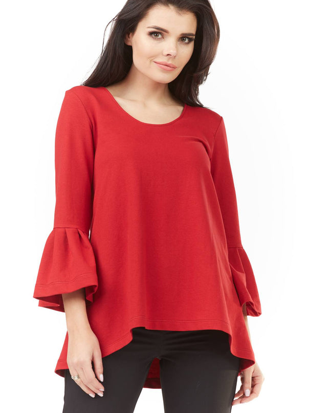 445-RED-SM-1-Blouse M156-1