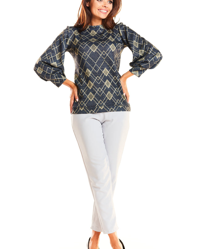 470-GOLDEN-RHOMBUSES-XL-7-Blouse M180-7