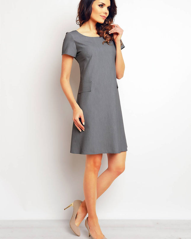 372-GRAY-S-2-Dress M081-2