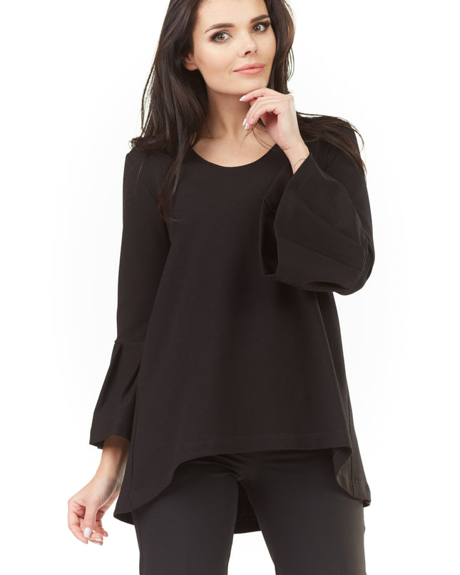 445-BLACK-LXL-2-Blouse M156-2