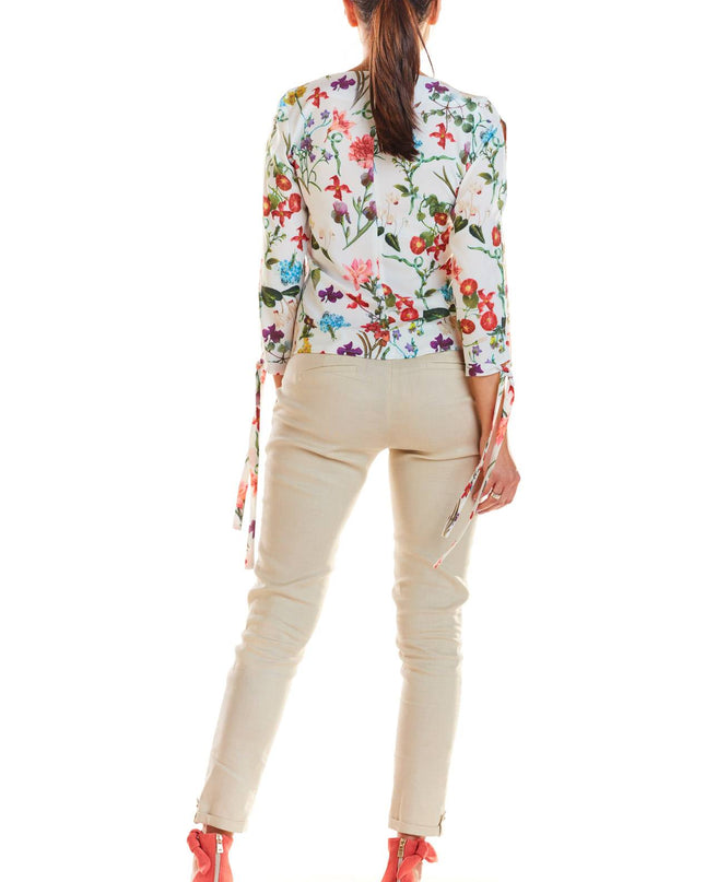 485-FLOWERS-ECRU-XS-4-Blouse M191-4