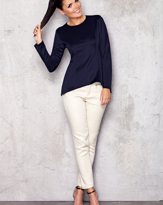 287-NAVY-M-1-Blouse M002-1