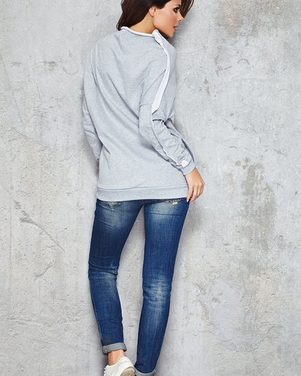 361-GRAY-SM-3-Blouse M070-3