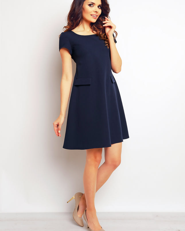 372-NAVY-M-2-Dress M081-2