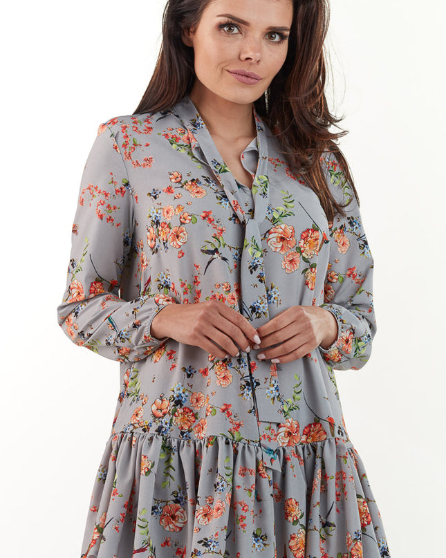 458-GRAY-SM-5-Blouse M165-5