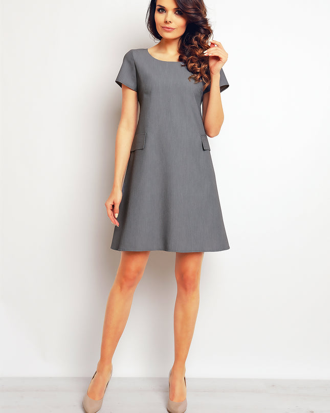 372-GRAY-L-1-Dress M081-1