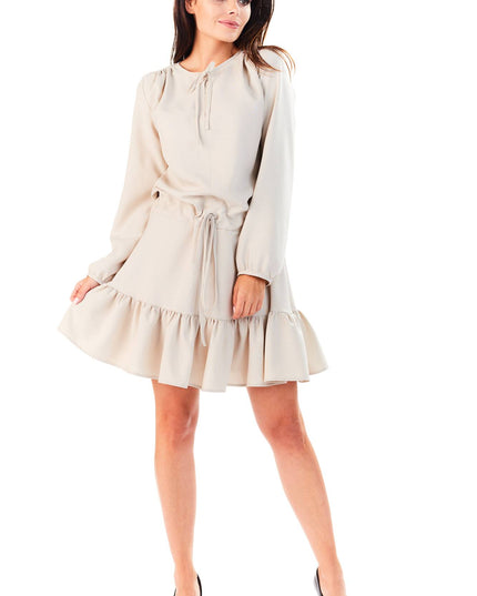 432-BEIGE-SM-1-Dress M143-1