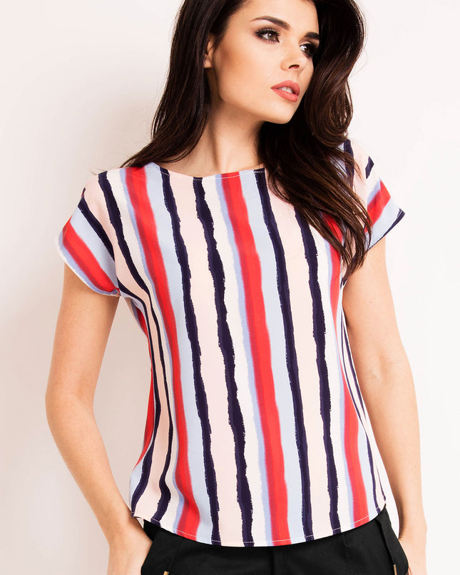 420-STRIPES-M-4-Blouse M131-4