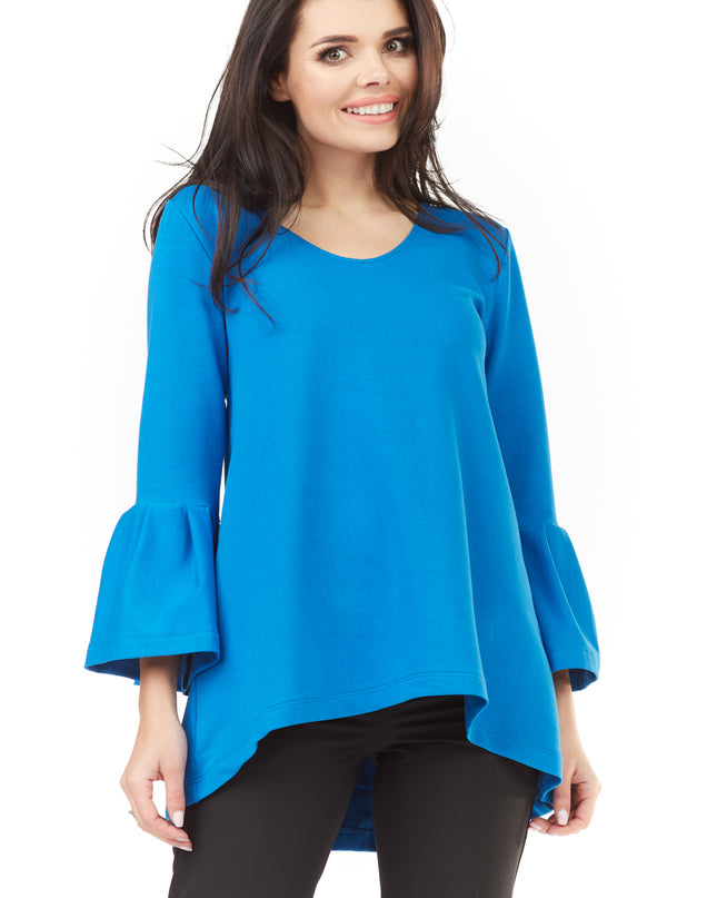 445-BLUE-LXL-2-Blouse M156-2