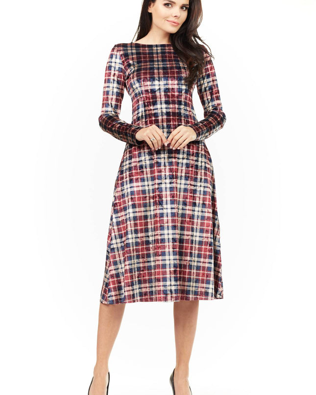 436-GRID-S-1-Dress M147-1