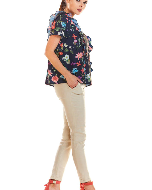 494-FLOWERS-ECRU-XL-2-Blouse M198-2