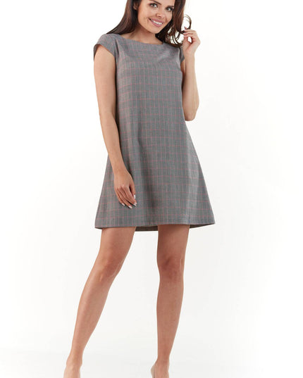 456-GRID-S-1-Dress M168-1