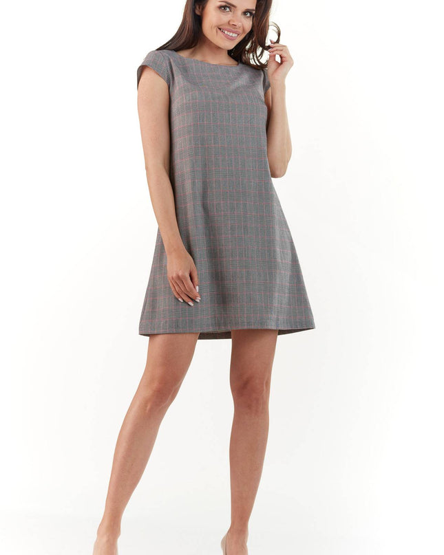 456-GRID-S-1-Dress M168-1