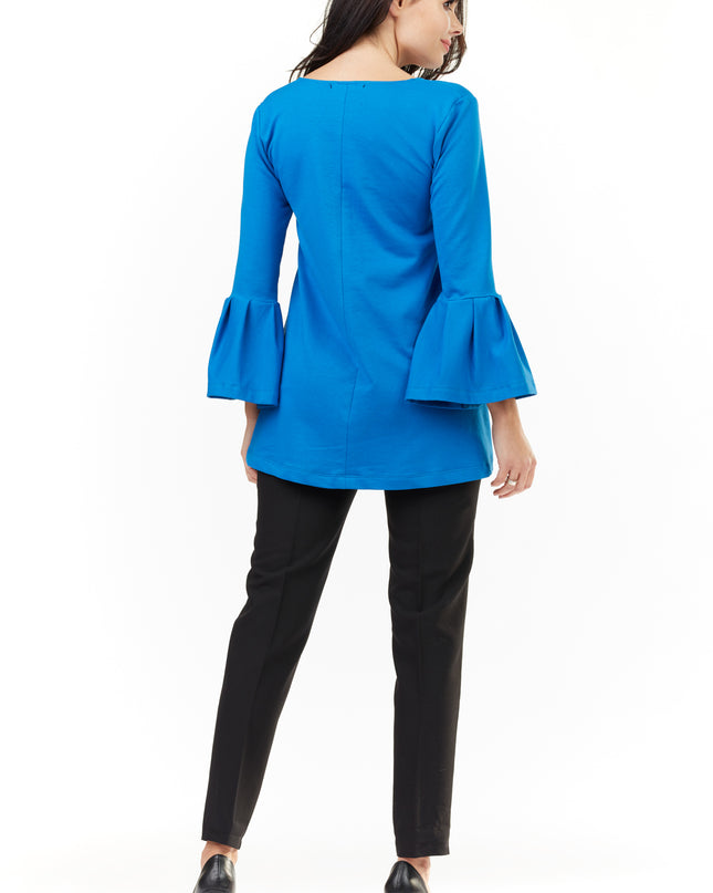 445-BLUE-LXL-4-Blouse M156-4