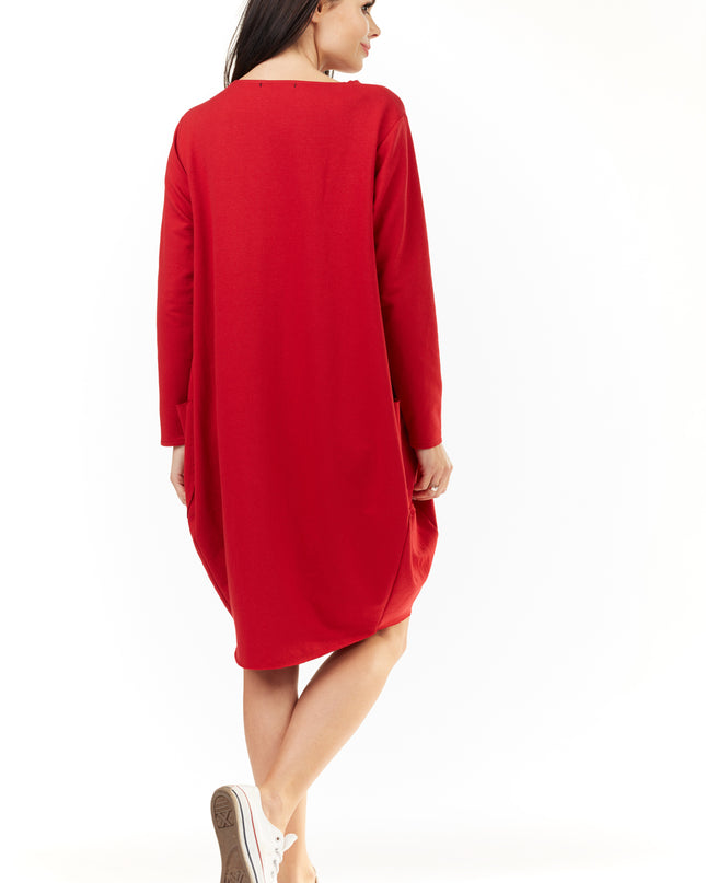 444-RED-LXL-4-Dress M154-4
