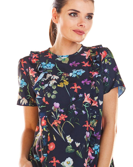 494-FLOWERS-ECRU-XL-1-Blouse M198-1