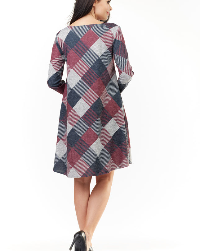 446-GRID-LXL-4-Dress M158-4