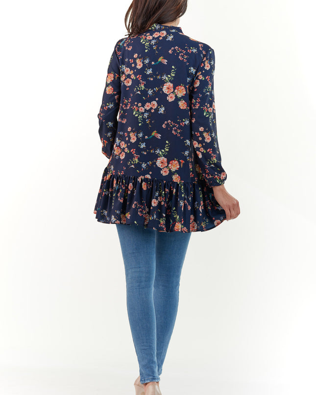 458-NAVY-LXL-4-Blouse M165-4