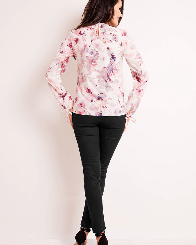 418-DARK-FLOWERS-S-7-Blouse M128-7