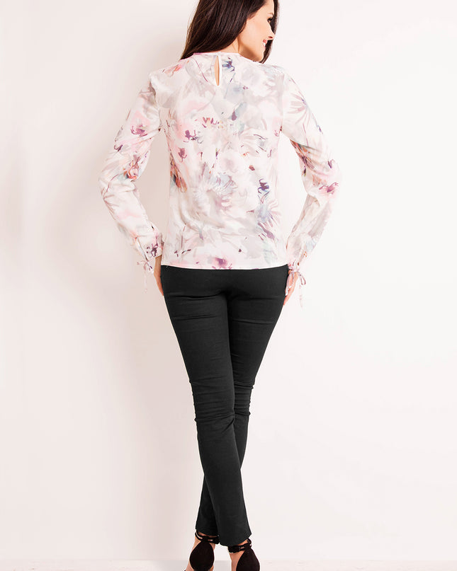 418-BRIGHT-FLOWERS-M-3-Blouse M128-3