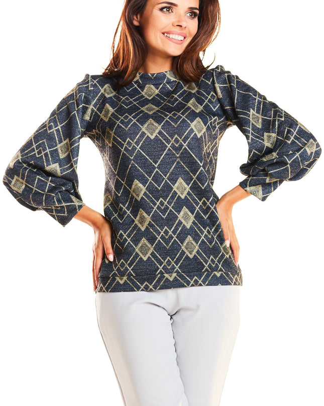 470-GOLDEN-RHOMBUSES-XL-6-Blouse M180-6