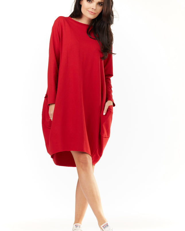 444-RED-SM-4-Dress M154-4