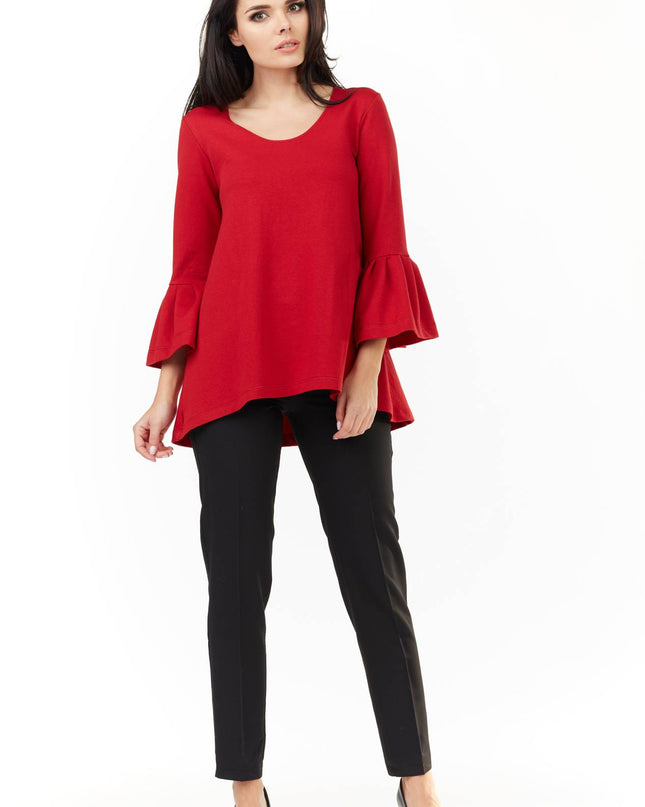 445-RED-SM-2-Blouse M156-2