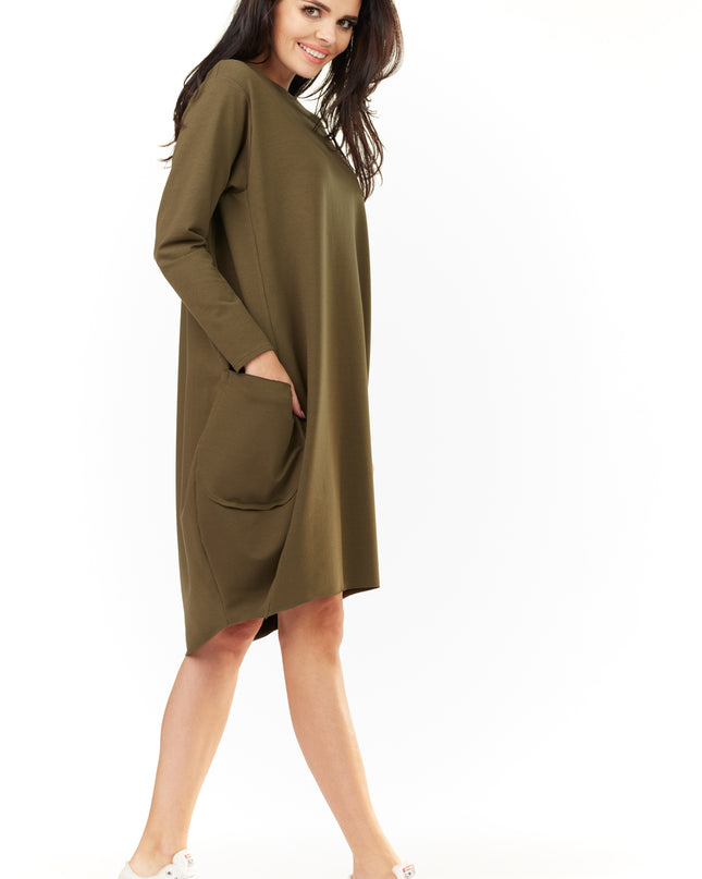 444-KHAKI-LXL-2-Dress M154-2